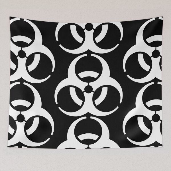 Item preview, Biohazard Sign white designed and sold by Exilant.