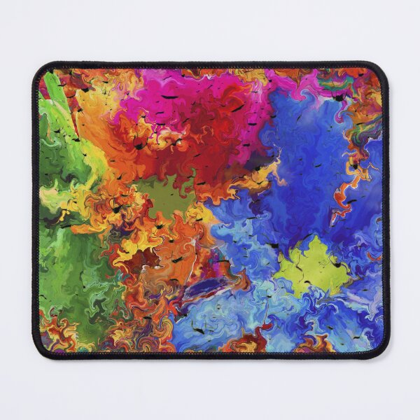 Item preview, Colorful Abstract Flowers Painting Artistic designed and sold by livianasgifts.