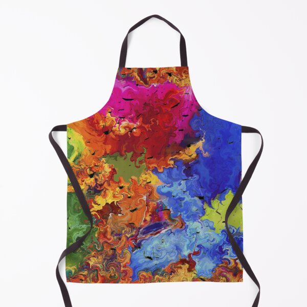 Item preview, Colorful Abstract Flowers Painting Artistic designed and sold by livianasgifts.