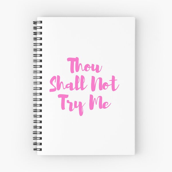 Item preview,  Thou Shall Not Try Me designed and sold by yassminishop.