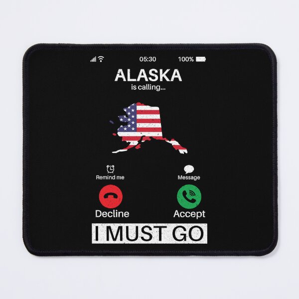 Item preview, Alaska Is Calling I Must Go: Vintage Alaska State, America Home Calling, Vacation designed and sold by Adexyl.