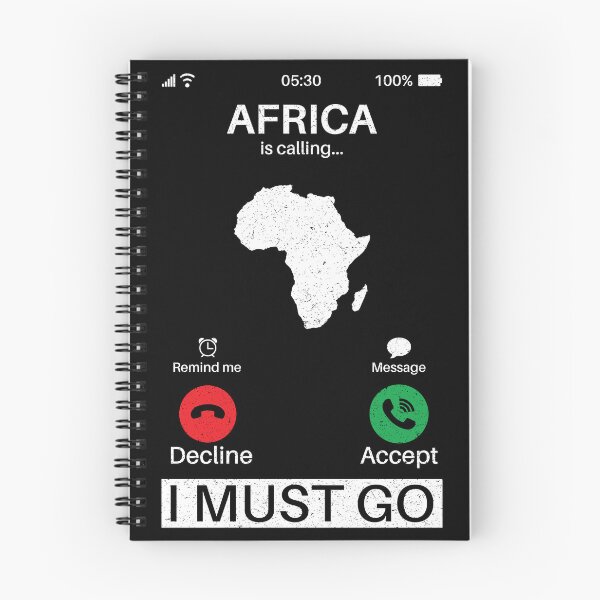Item preview, Africa Is Calling I Must Go: Africa Home Calling - Vintage Flag African Pride Vacation designed and sold by Adexyl.
