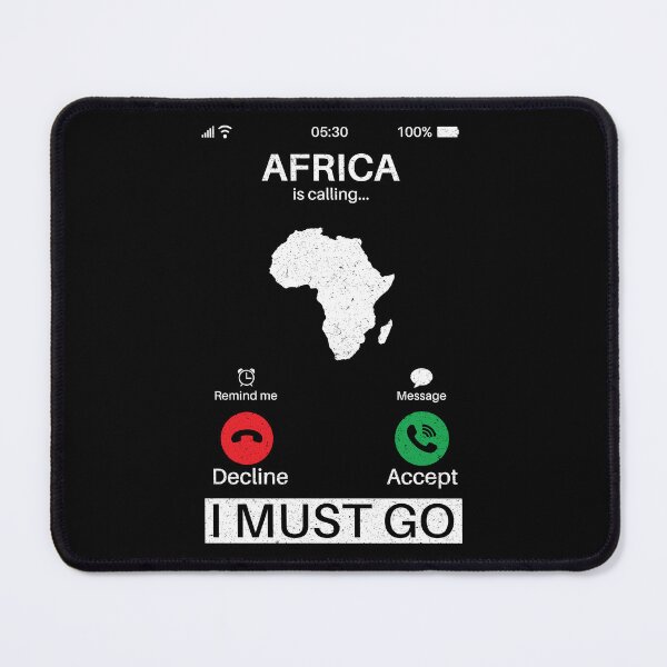Item preview, Africa Is Calling I Must Go: Africa Home Calling - Vintage Flag African Pride Vacation designed and sold by Adexyl.