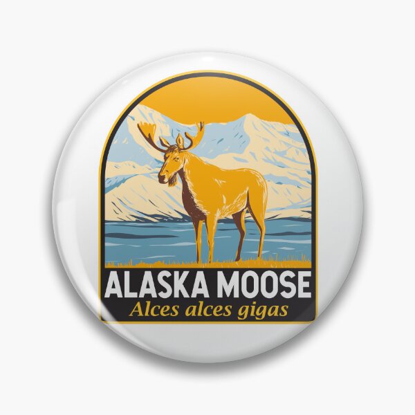 Item preview, Alaska Moose Emblem designed and sold by KrisSidDesigns.