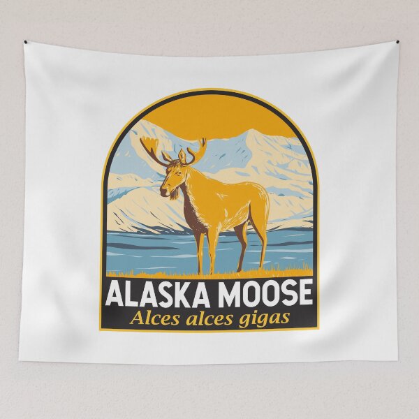 Item preview, Alaska Moose Emblem designed and sold by KrisSidDesigns.