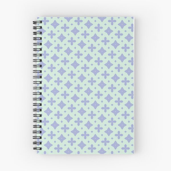 Artikelvorschau,  Modernes und einfaches blaues und cyan-blaues geometrisches Netzblumenfliesen-Muster entworfen und verkauft von PatternFantasy.