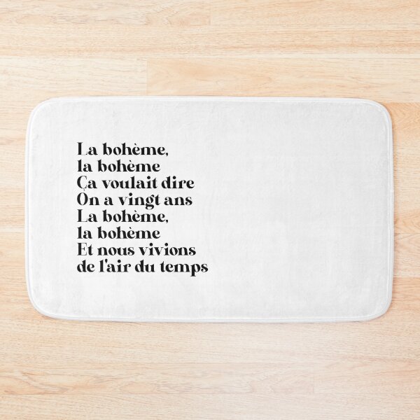 Item preview, La Bohème (black) designed and sold by didijuca.