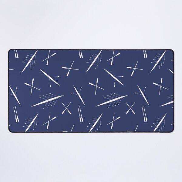 Item preview, Rowing Club Motif Scull Bleu Marine et Blanc designed and sold by CreativeBridge.
