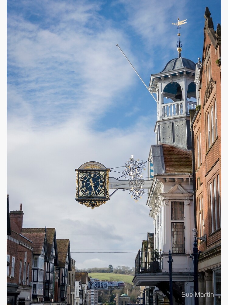 "Guildford High Street" Greeting Card for Sale by Sue Martin Redbubble