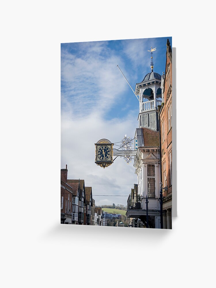 "Guildford High Street" Greeting Card for Sale by Sue Martin Redbubble