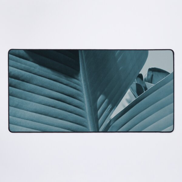 Item preview, Banana Tree Leaf Turquoise Foliage Detail Closeup designed and sold by Anna Lemos.