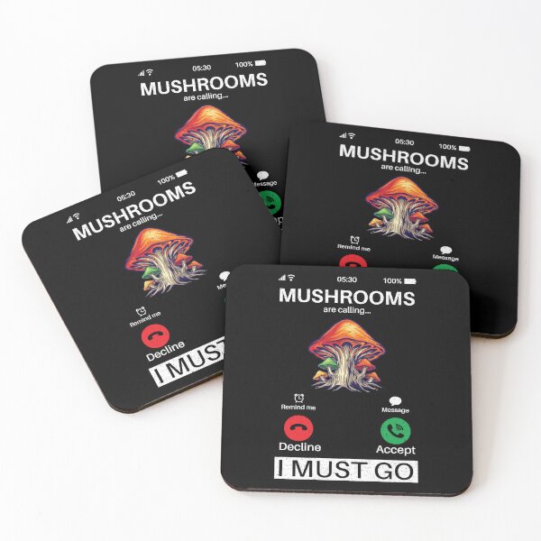 Item preview, Mushrooms Are Calling I Must Go: Vintage Mushroom Mycology Fungi Fungus Mycologist designed and sold by Adexyl.