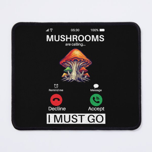 Item preview, Mushrooms Are Calling I Must Go: Vintage Mushroom Mycology Fungi Fungus Mycologist designed and sold by Adexyl.