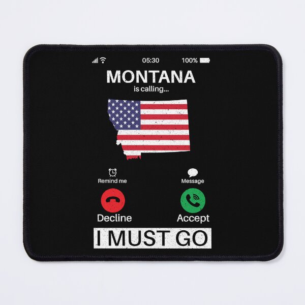 Item preview, Montana Is Calling I Must Go: Vintage Montana State, America Home Calling, Vacation designed and sold by Adexyl.