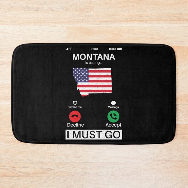 Item preview, Montana Is Calling I Must Go: Vintage Montana State, America Home Calling, Vacation designed and sold by Adexyl.