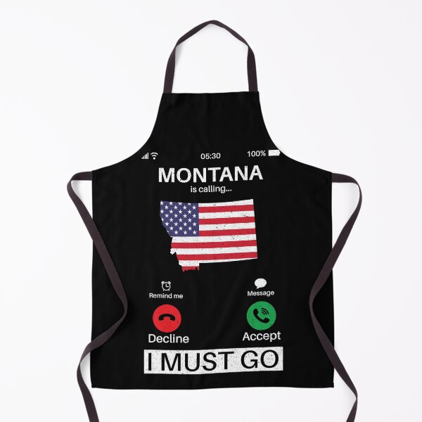 Item preview, Montana Is Calling I Must Go: Vintage Montana State, America Home Calling, Vacation designed and sold by Adexyl.