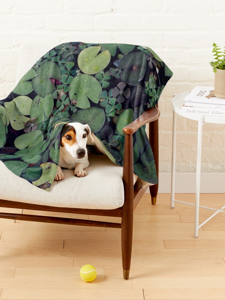 Alternate view of Lily Pads Pet Blanket