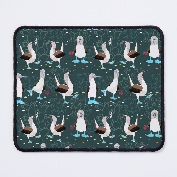 Item preview, Blue-footed booby birds pattern designed and sold by Avisnanna.