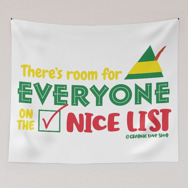 Item preview, Buddy's Nice List © GraphicLoveShop designed and sold by Graphic Love Shop.