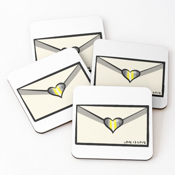 Item preview, Demigender Love Is Love Envelope designed and sold by CJ Vanderbeek.