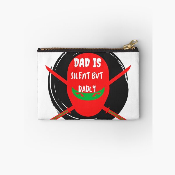 Item preview, Silent But Dadly Ninja Dad designed and sold by SolSel ⭐⭐⭐⭐⭐.