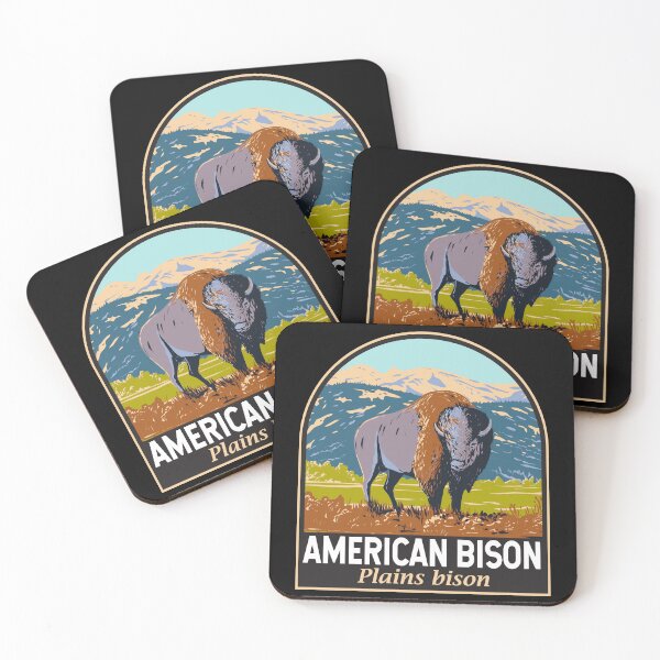 Item preview, American Bison Emblem designed and sold by KrisSidDesigns.