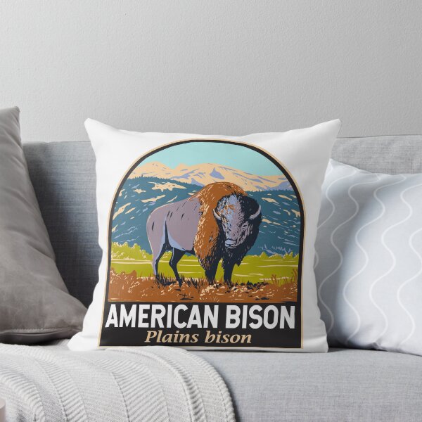Item preview, American Bison Emblem designed and sold by KrisSidDesigns.