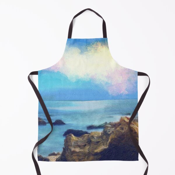 Item preview, Artistic Landscape Ocean Painting Impressionist designed and sold by livianasgifts.