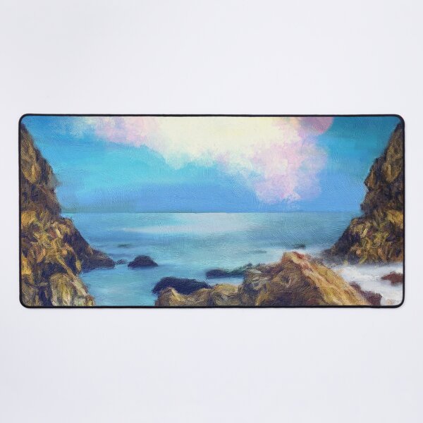 Item preview, Artistic Landscape Ocean Painting Impressionist designed and sold by livianasgifts.