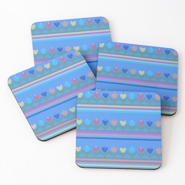 Item preview, Childish Embroidered Flowers designed and sold by Anna Lemos.