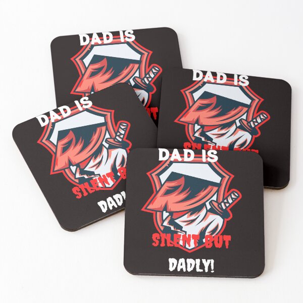 Item preview, Silent But Dadly Samurai Dad designed and sold by SolSel ⭐⭐⭐⭐⭐.