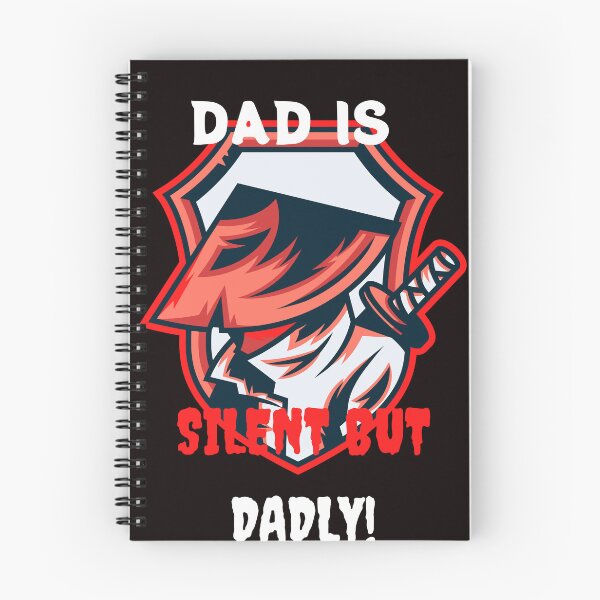 Item preview, Silent But Dadly Samurai Dad designed and sold by SolSel ⭐⭐⭐⭐⭐.