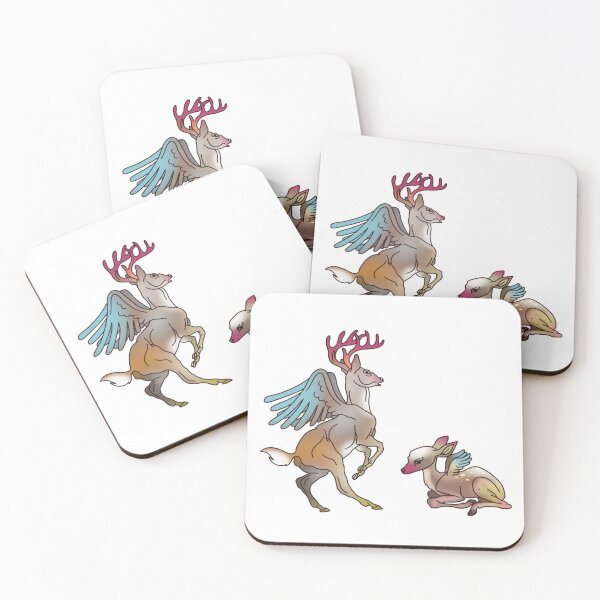 Item preview, Deer rainbow forest magical creatures, magic deer, bambi, cute magical animals designed and sold by Toto-Hello.