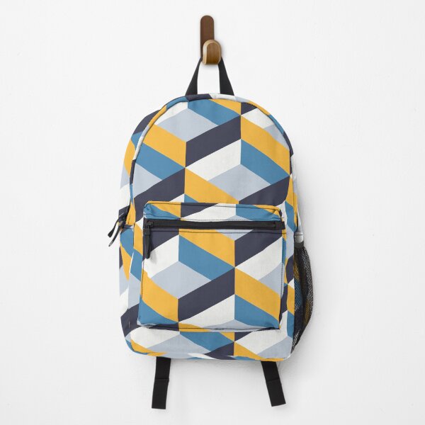 Item preview, Retro Geo - Navy & Yellow designed and sold by Blue-Banana.