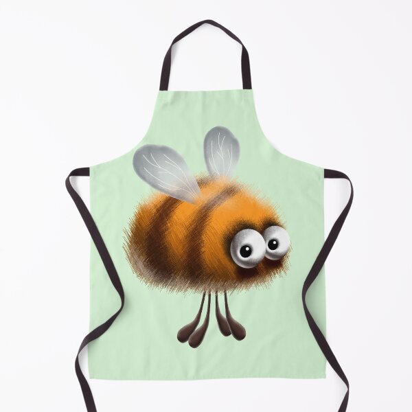 Item preview, Fluffy Bee Funny Cartoon Character designed and sold by BluedarkArt.