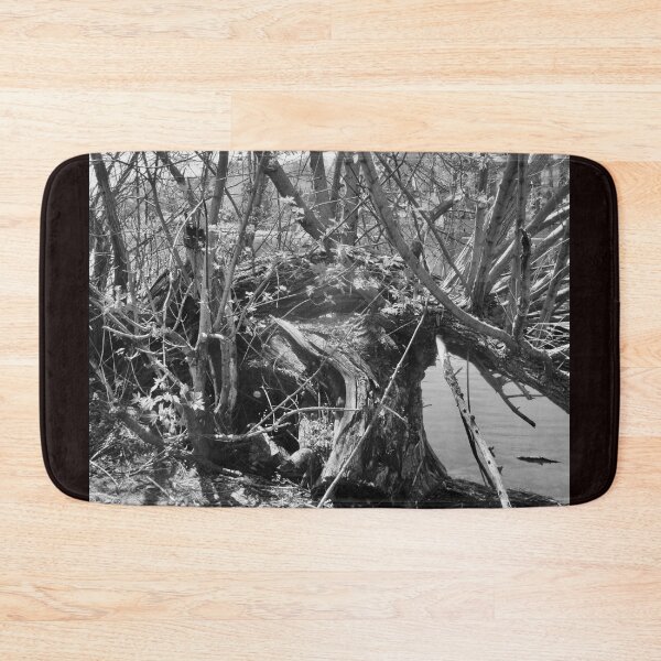 Item preview, Old fallen tree in Black and white designed and sold by Shulie1.