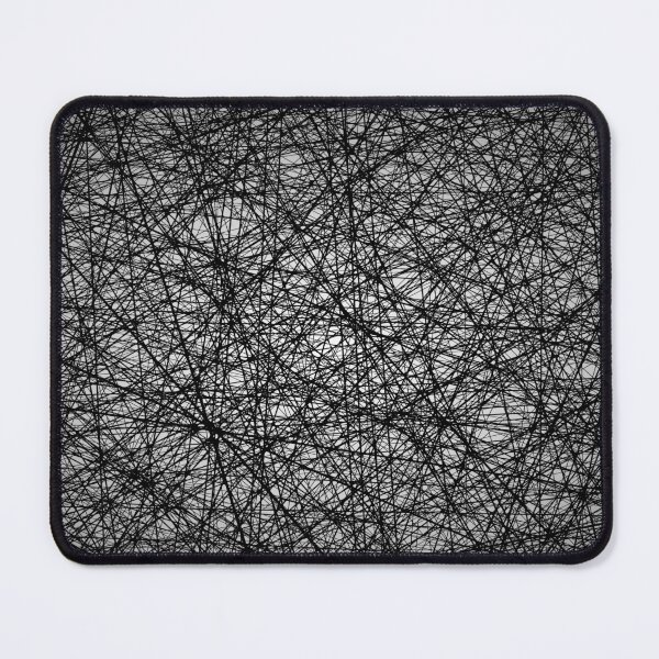 Item preview, Black and White Grungy Scribbled Lines Pattern designed and sold by ThisIsMugLife.