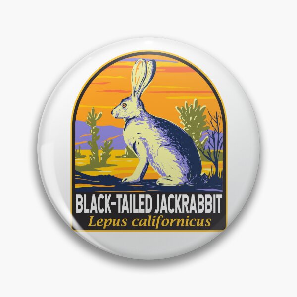Item preview, Black Tailed Jackrabbit Emblem designed and sold by KrisSidDesigns.