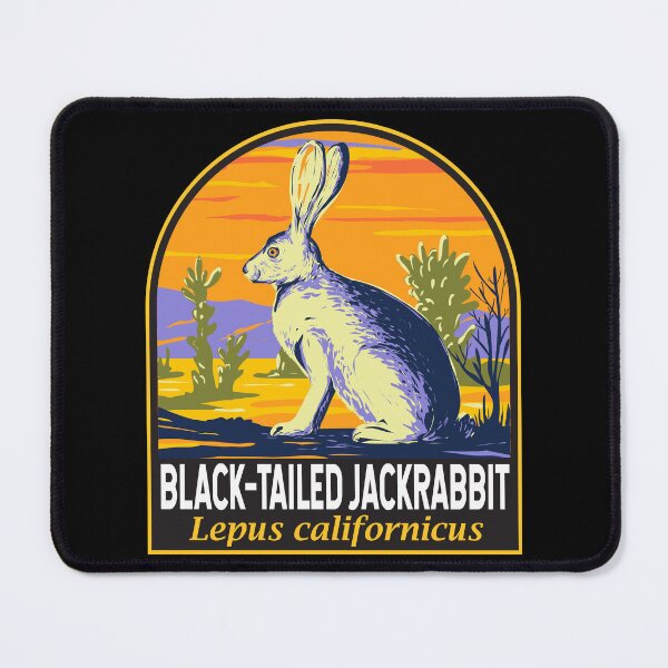 Item preview, Black Tailed Jackrabbit Emblem designed and sold by KrisSidDesigns.