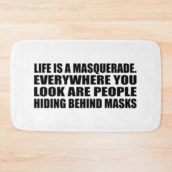 Item preview, Life is a masquerade. Everywhere you look are people hiding behind masks designed and sold by Colorfulandfun.