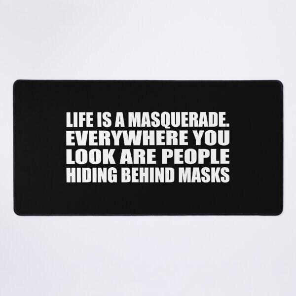 Item preview, Life is a masquerade. Everywhere you look are people hiding behind masks designed and sold by Colorfulandfun.