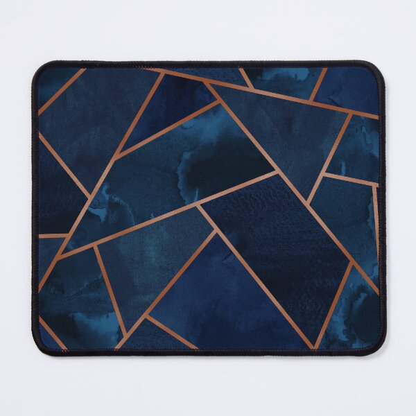 Item preview, Navy & Copper Geo designed and sold by Blue-Banana.