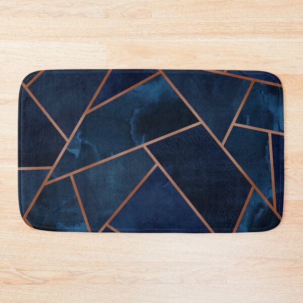 Item preview, Navy & Copper Geo designed and sold by Blue-Banana.