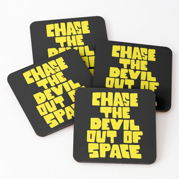 Item preview, Chase the devil out of space, dub reggae anthem, typography designed and sold by Boogosh.