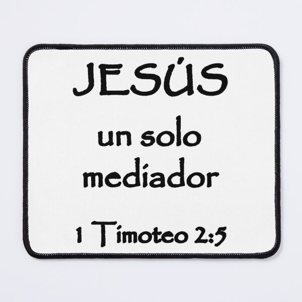 Item preview, 1 Timothy 2:5 Jesus Only Mediator Spanish Bible Verse designed and sold by NombresDeJesus.