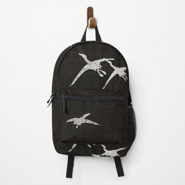 Item preview, Flying Birds Vintage Japanese Black White Print designed and sold by VintageArchive.