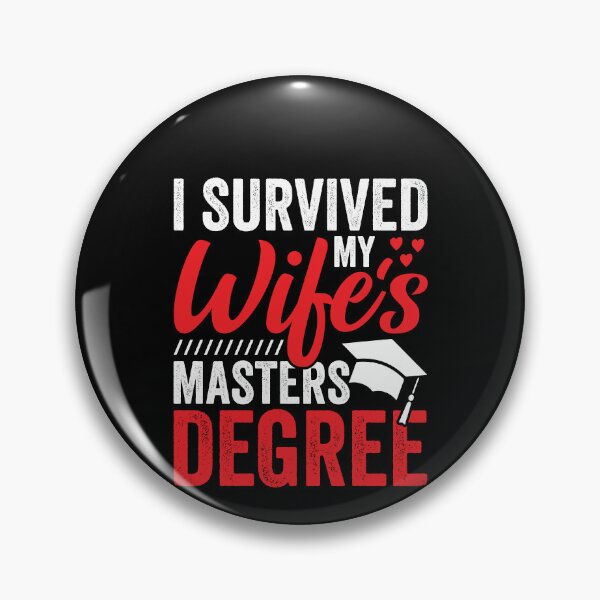 Item preview, I Survived My Wife's Masters Degree Shirt, Master Graduation Shirt, Masters Degree Shirt, Partner Of Graduate Shirt, Wife Graduation Shirt designed and sold by aymob.