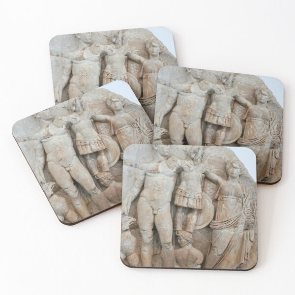 Item preview, Augustus and Victory Sebastion Relief Classical Art designed and sold by taiche.