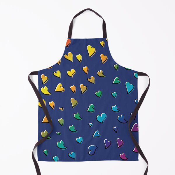 Item preview, Rainbow color hearts over blue background for peace, love, friendship and lovely times. designed and sold by HectorCantres.