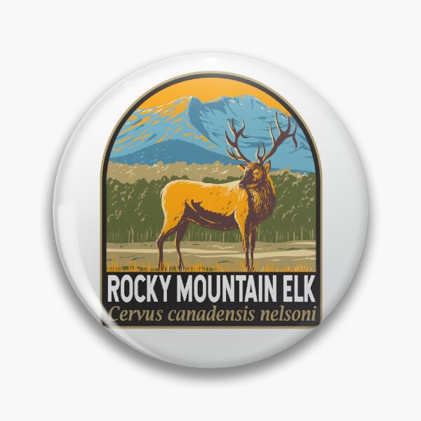 Item preview, Rocky Mountain Elk Emblem designed and sold by KrisSidDesigns.